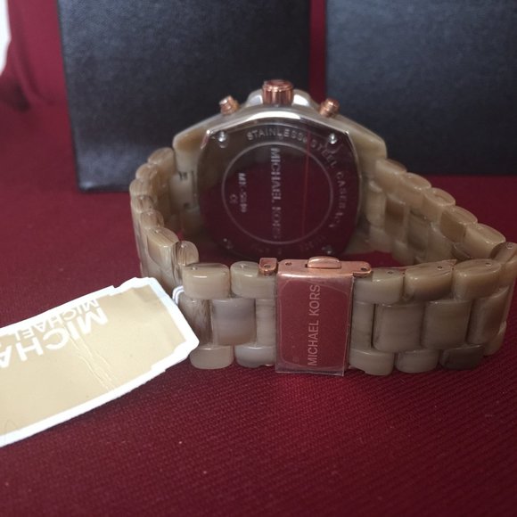 Michael Kors Beige/Brown Champagne Bradshaw MK5840 main image 5